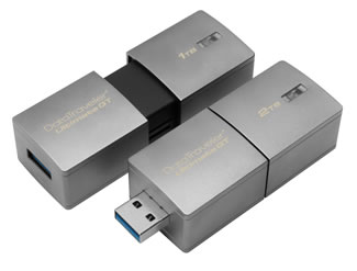 DataTraveler® Ultimate Generation Terabyte (GT), the world's highest capacity USB Flash drive. DataTraveler Ultimate GT offers up to 2TB of storage space and USB 3.1 Gen 1 (USB 3.0) performance.