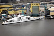 largest private yeacht world record set by Superyacht Azzam