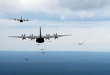 largest C-130J formation world record set by Dyess's 317th Airlift Group