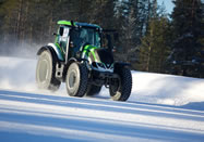 Finish tyre maker Nokian Tyres has set a Guinness World Record for the fastest top speed for tractors. Reaching an impressive 80.88mph, the record was attempted on Nokian's new Hakkapeliitta TRI tyre. The tractor, a Valtra T234, produces a fairly tame 247bhp from its six-cylinder turbo-diesel engine. 