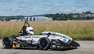 The electric racecar grimsel has set a new world record for acceleration of an electric car. The vehicle accelerated from zero to 60 in 1.513 seconds and reached 60 mph within a distance of 100 feet. The car was developed by students of the Swiss universities ETH Zurich and Hochschule Luzern. 