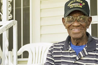 Richard Overton is World's oldest living World War II veteran, and at age 111 he still drinks, smokes, and drives his own pickup.
