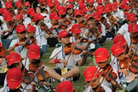 largest violin ensemble Taipei Taiwan