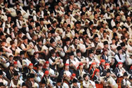 world's largest bagpipe orchestra in Sofia Bulgaria