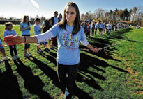 longest chain of bracelets world record set by Ross Elementary School students