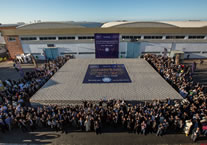 The World's Largest Mattress measures 20 meters in length to 16 meters wide and 1.4 meters tall and weighs 11 tons. It can accommodate more than 200 people lying, required 1,600 hours of work. It was designed Dolidol's R&D center before moving to the production stage. The matress production required the use of 8 tons of foam, 45 km of steel wire for springs, 320 m2 of felt plates and 1500 m2 of fabric and 160 m of ribbon, as well as 1 ton of polyester.