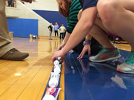 Students smashed the Guinness World Record for the longest line of toothpaste tubes ever set up in one place. The original record stood at 1,667 tubes; but John Carroll students collected more than 2,000 tubes!