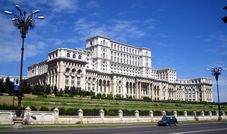 Largest administrative building: world record set by The Palace of the Romanian Parliament