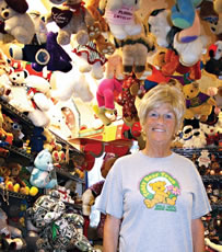 largest teddy bear collection Jackie Miley