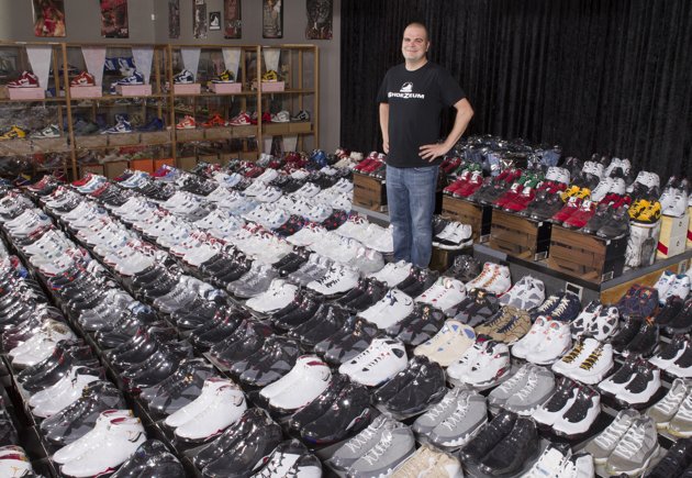 biggest jordan shoe collection