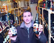 smalest beer shop owner Andre Marsh