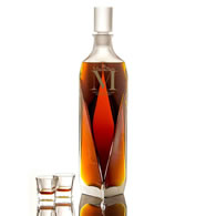 A six-litre crystal decanter of no-age-statement Scotch The Macallan M has been officially named the 