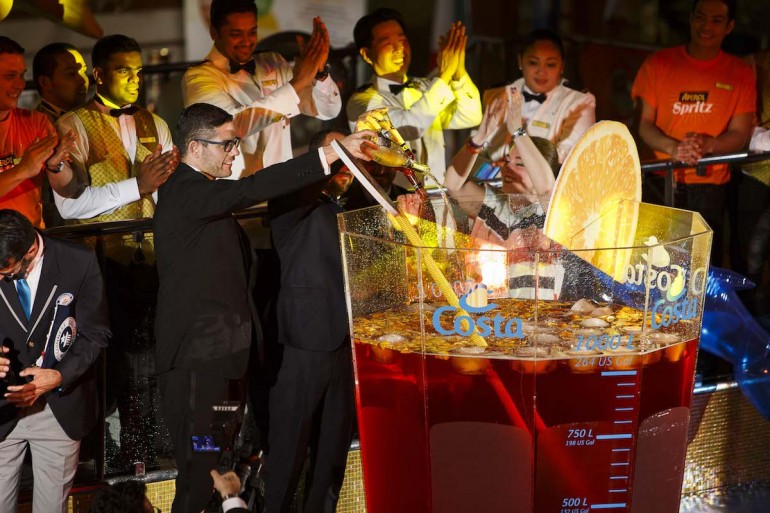 Largest Spritz Aperol breaks Guinness World Records