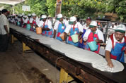 worlds longest dosa in Vijayawada