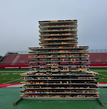 most cupcakes on a display tower Barrington