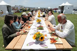 longest picnic table Safeway