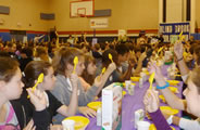 largest cold cereal breakfast Blind Brook Middle School