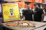  The Huffington Post partnered with @BigMamasNPapas to make the biggest heart-shaped pizza ever for #Valentinesday. After completion, the pizza was delivered and donated to the ER Team at Providence Saint Joseph Medical Center.