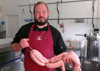  Liam O'Hagan broke the Guinness World Record for the most number of sausages produced in one minute; Mr O'Hagan achieved the record from his production unit in Sidlesham, near Chichester, making 44 sausages in one minute ? beating the previous Guinness World Records record of 36.