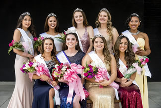 The Gilroy Garlic Festival is now officially in the Book of World Records as the largest garlic festival in the world. Maggie Pickford (seated, second from left) was crowned the 2017 Miss Gilroy Garlic Festival Queen at the annual scholarship pageant held on May 13 at Gilroy Gardens Family Theme Park.