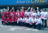 longest hockey game in Chestermere, Alberta, Canada