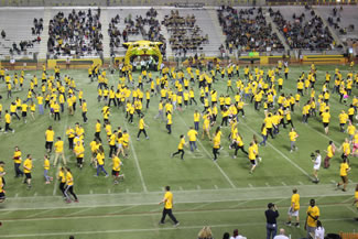 Northern Michigan University students crushed a previous Guinness World Record by playing the largest-ever game of freeze tag at the Superior Dome. The effort was broadcast live by the Today show's Al Roker as part of his five-day Rokerthon 3. 
