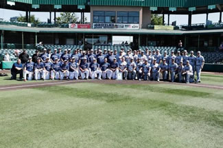  Military veterans from around the country played baseball nonstop for 74 hours, 26 minutes and 52 seconds, at the GCS Ballpark in Sauget, Illinois, USA, in an effort to raise money for a veterans advocacy organization, thus setting the new world record for the Longest marathon playing baseball, according to the World Record Academy.
