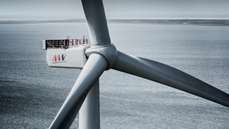 MHI Vestas Offshore Wind unveiled its uprated 8 MW wind turbine, enabling its 8 MW platform to reach 9 MW at specific site conditions. The company's prototype at Østerild broke the energy generation record for a commercially available offshore wind turbine, producing 216,000 kWh (actual figures 215,999.1 kWh) over a 24 hour period.