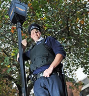 world's tallest policeman PC Anthony Wallyn