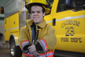 world's shortest firefighter Vince Brasco