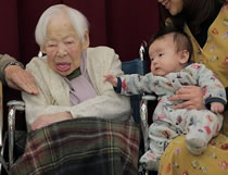 oldest woman world record set by Misao Okawa