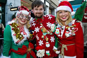 largest gathering of Christmas jumper wearers Dublin