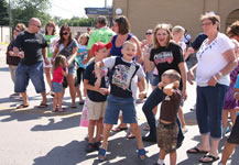 largest twist parade in Casselton, ND