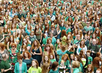 largest gathering of red-haired people in Breda, Netherlands