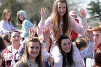 largest gathering of people wearing one-piece pyjamas world record set at Drayton Manor Theme Park UK