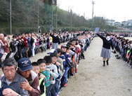 Yamagata city, in central Japan's Gifu prefecture, set a new world record that kept nearly 2,000 people on the edge of their seat. About 1,831 people gathered at Takatomi junior high school and successfully sat in one chair, the city said, breaking the previous Guinness world record of 1,666 people set in September 2013 in Macau. 
