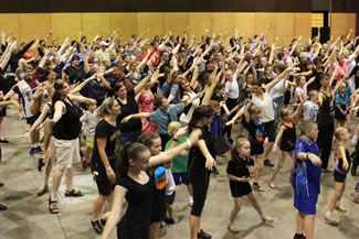 On World Tap Dance Day, May 25, Mackay set the world record for the largest tap dance lesson in a single venue. With stewards recording participants to meticulous standards, 274 tappers took part in the lesson.