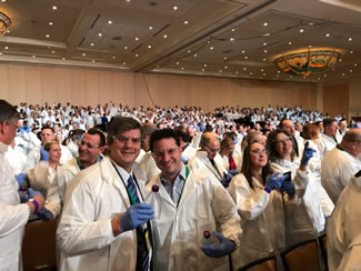 VWR, part of Avantor, employees set Largest gathering of people dressed as scientists title at Americas Sales Conference in Orlando, Florida. 