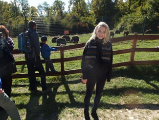  Evanna Lynch - the actress who played the famous character Luna, in the Harry Potter films, decided to give a name to a female bear (story here) that was rescued by the Libearty bear sanctuary after she had wandered on the streets of Ploiești.