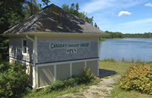 smallest library world record set by the library in Cardigan, Canada