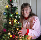 oldest Christmas tree lights Vina Shaddick