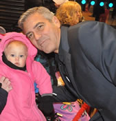 Tyler Sercombe and George Clooney