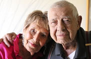 oldest bride and groom Lillian Hartley and Allan Marks