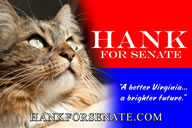 first cat to run for Senate Hank the cat