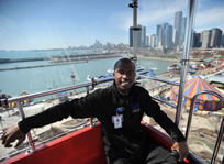 longest Ferris wheel ride world record set by Clinton Shepherd