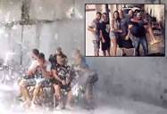 The young Greeks accepted the challenge and dropped the largest amount of water that has ever been used in an Ice Bucket Challenge: 50 tons of ice water!