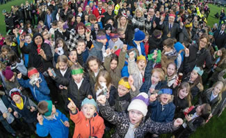 LONDON, UK -- Pupils and staff from Aberdeen schools have broken a Guinness World Records world record; Northfield Academy and seven primary schools in the city broke the world record for the longest Christmas cracker chain pull, according to the World Record Academy.