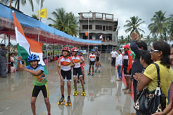 longest roller speed skating marathon