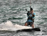 Rimas Kinka longest kitesurfing distance in 24 hours