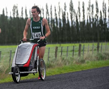 fastest 10km run while pushing a pram world record set by Dougal Thorburn